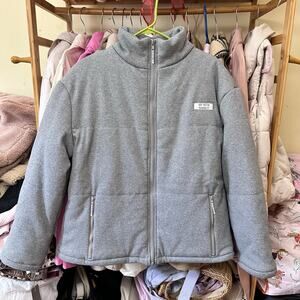 My Mum Made It Puffy Jacket Coat Gray Size XS/S Brand New